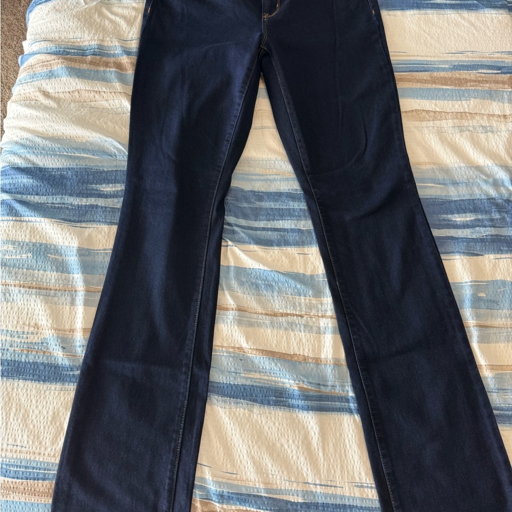 Old Navy Women's Navy Straight Leg Jeans